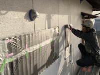 【香川県東かがわ市白鳥】養生作業 香川県の外壁リフォームならユウ建装! IMG_3670