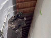 【香川県東かがわ市白鳥】野地板の塗装 香川県の外壁リフォームならユウ建装! IMG_3683