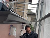 【香川県高松市国分寺町】雨樋上塗りセミフロンスーパーマイルド 香川県高松市外壁塗替えなら一級塗装技能士の手塗りで長持ち!ユウ建装! 2025y12m19d_234616420