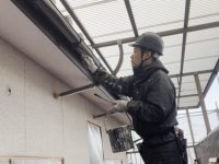 【香川県高松市飯田町】雨樋中塗りセミフロンスーパーマイルド無機塗料 香川県高松市外壁塗替えなら一級塗装技能士の手塗りで長持ち!ユウ建装! 2026y01m06d_155114177