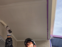 【香川県木田郡三木町】軒天井の塗装作業 香川県の外壁リフォームならユウ建装! IMG_4231
